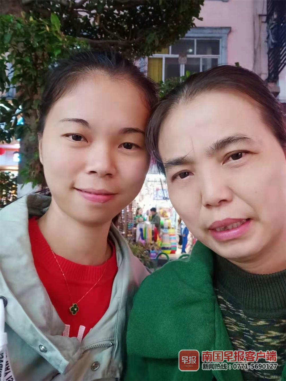 横州女子，丈夫脱险后，我游回来见他